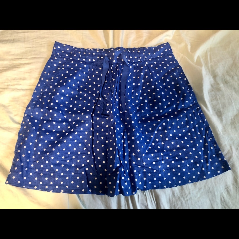 Jcrew polka dot skirt